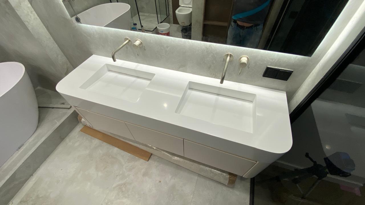 Столешницы в ванную